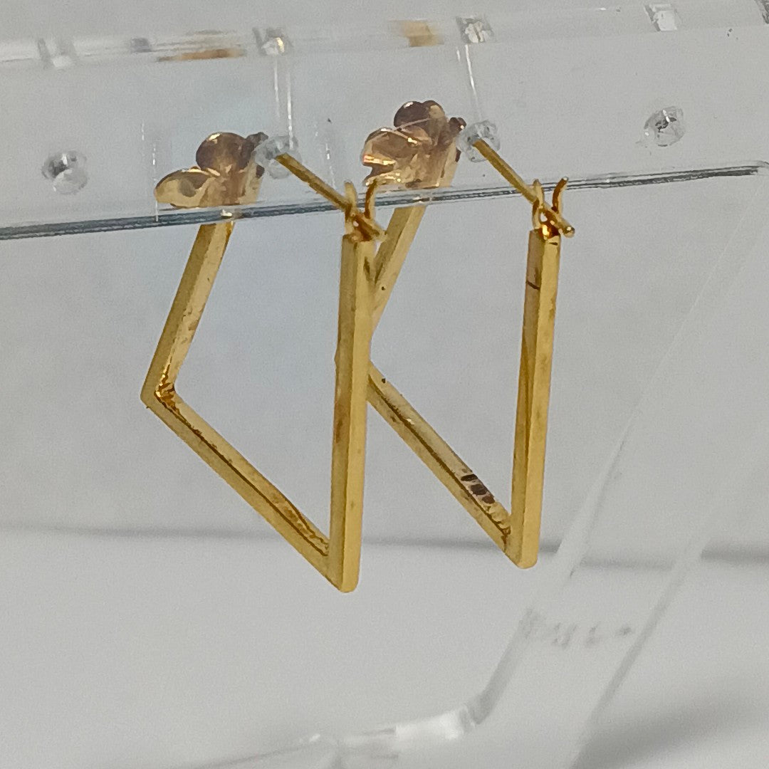 ARRACADAS PAR ORO 14 K 5,80 GRMS (SEMINUEVO)