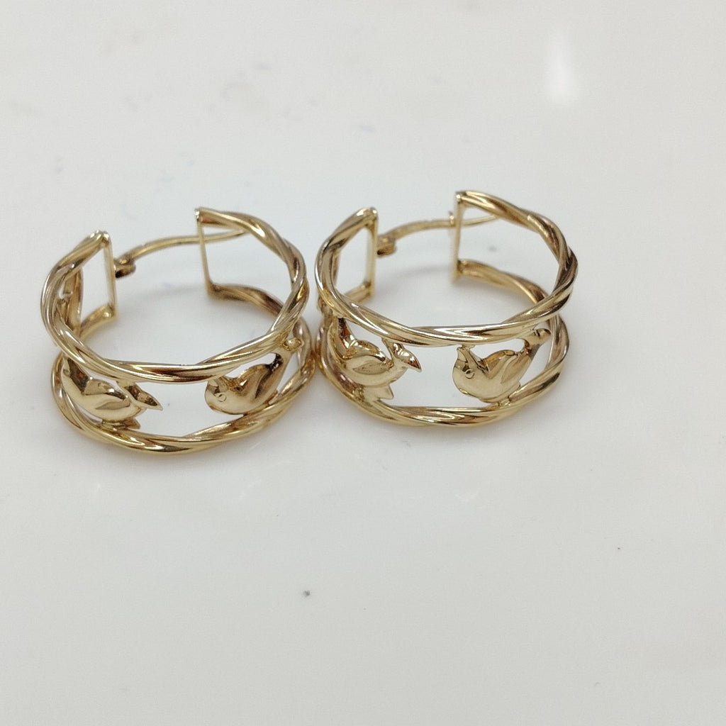 ARRACADAS PAR ORO 14 K 5.7 GRMS (SEMINUEVO)
