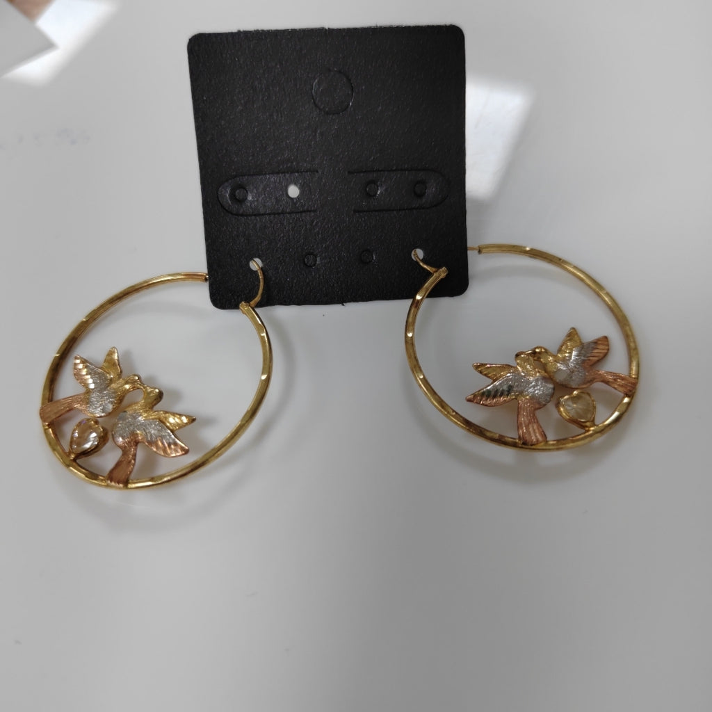 ARRACADAS PAR ORO 14 K 4,50 GRMS (SEMINUEVO)