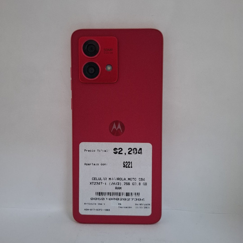 CELULAR MOTOROLA MOTO G84 XT2347-1 (2023) 256 GB 8 GB RAM (SEMINUEVO)