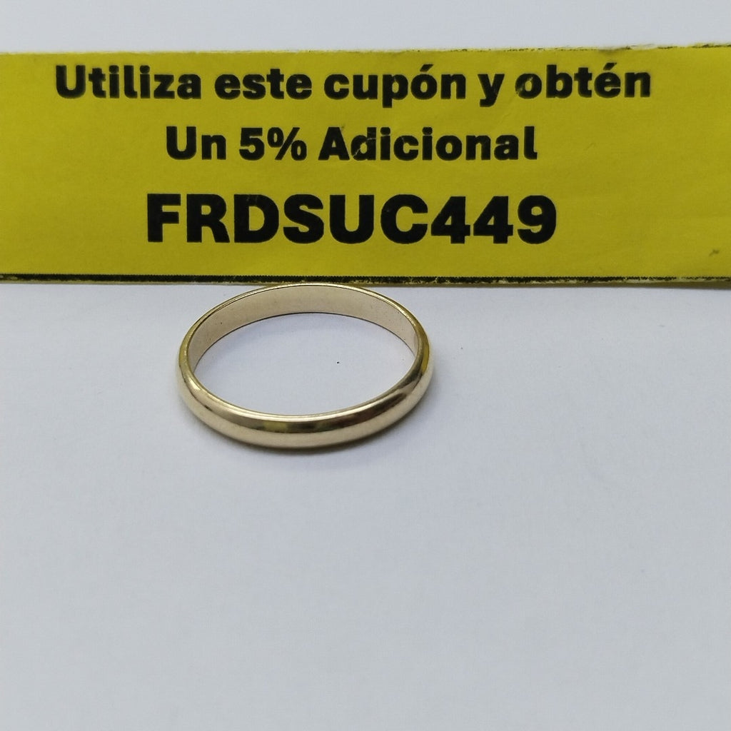 ARGOLLA ORO 14 K 2.2 GRMS (SEMINUEVO)