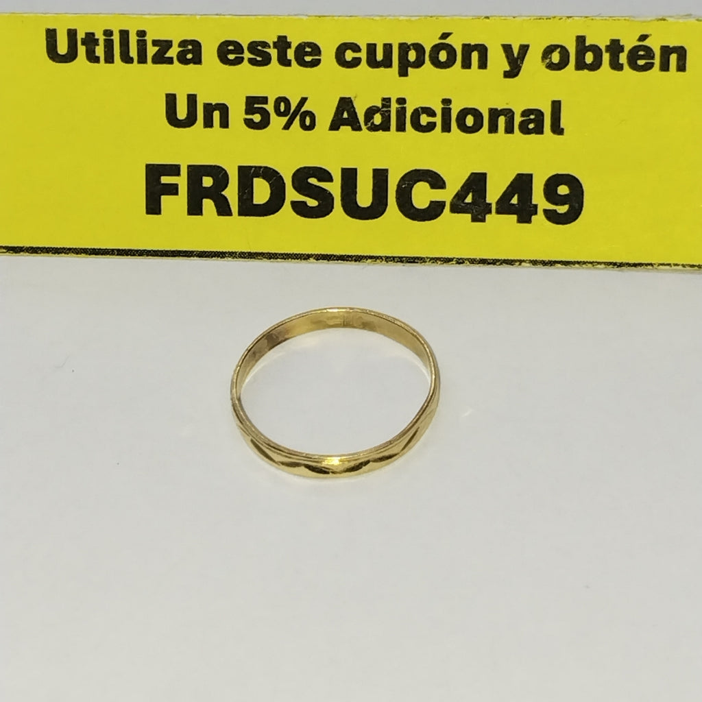 ARGOLLA ORO 14 K 0.7 GRMS (SEMINUEVO)