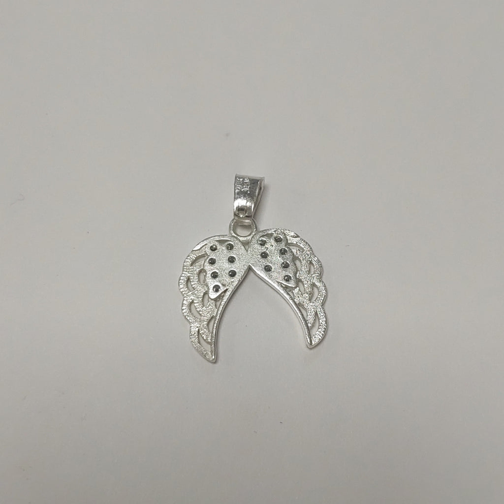 DIJE ALAS C/CIRCONIAS PLATA .925 2.2 GR (NUEVO)