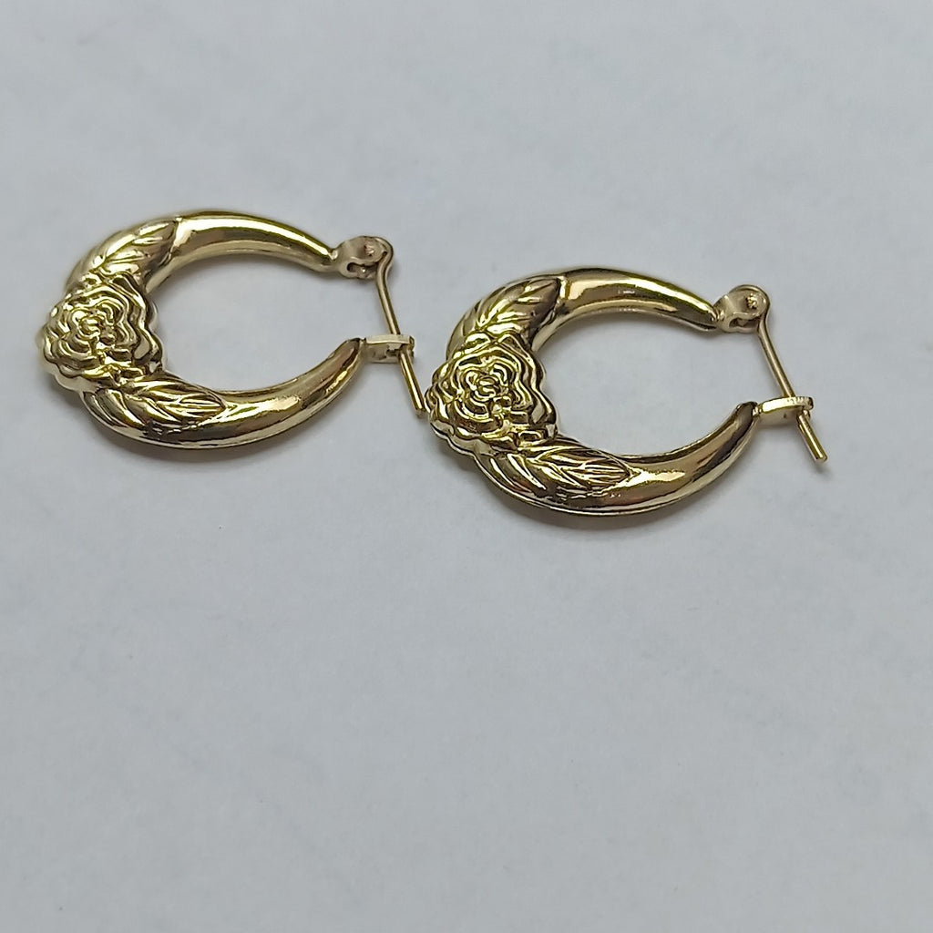 ARRACADAS PAR ORO 14 K 1.6 GRMS (SEMINUEVO)