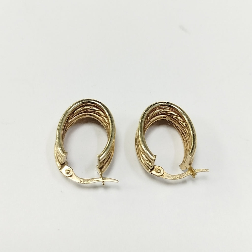 ARRACADAS PAR ORO 14 K 2,60 GRMS (SEMINUEVO)