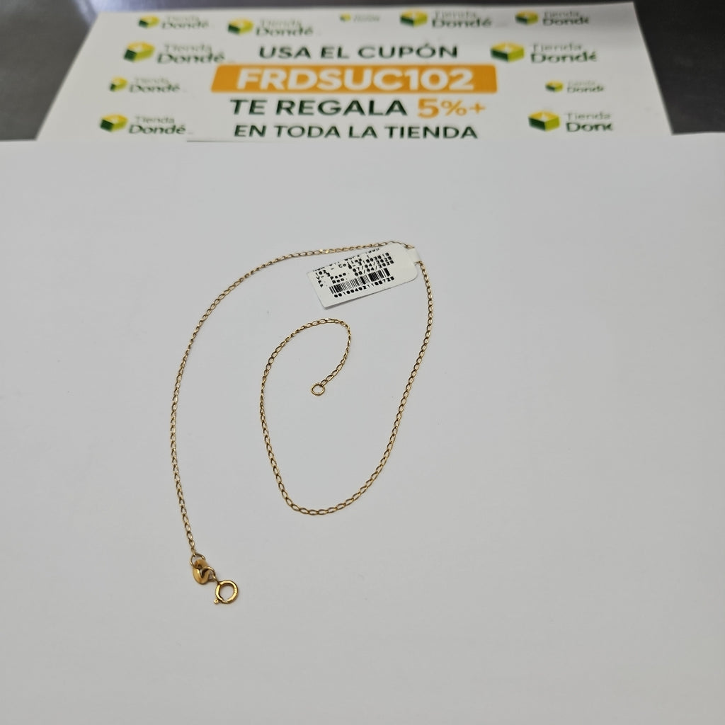 CADENA ORO 10 K 0,90 GRMS (SEMINUEVO)