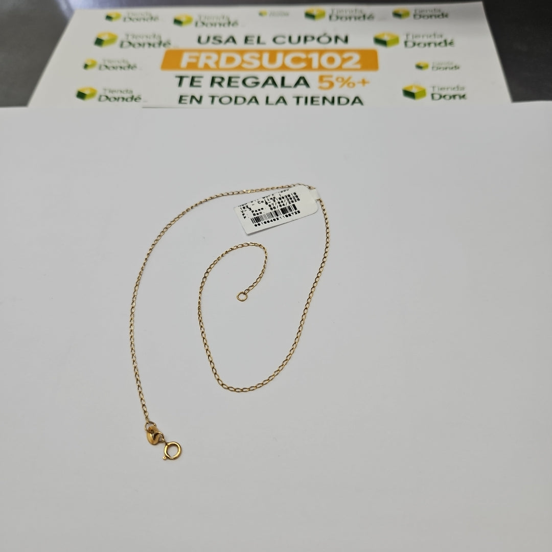 CADENA ORO 10 K 0,90 GRMS (SEMINUEVO)