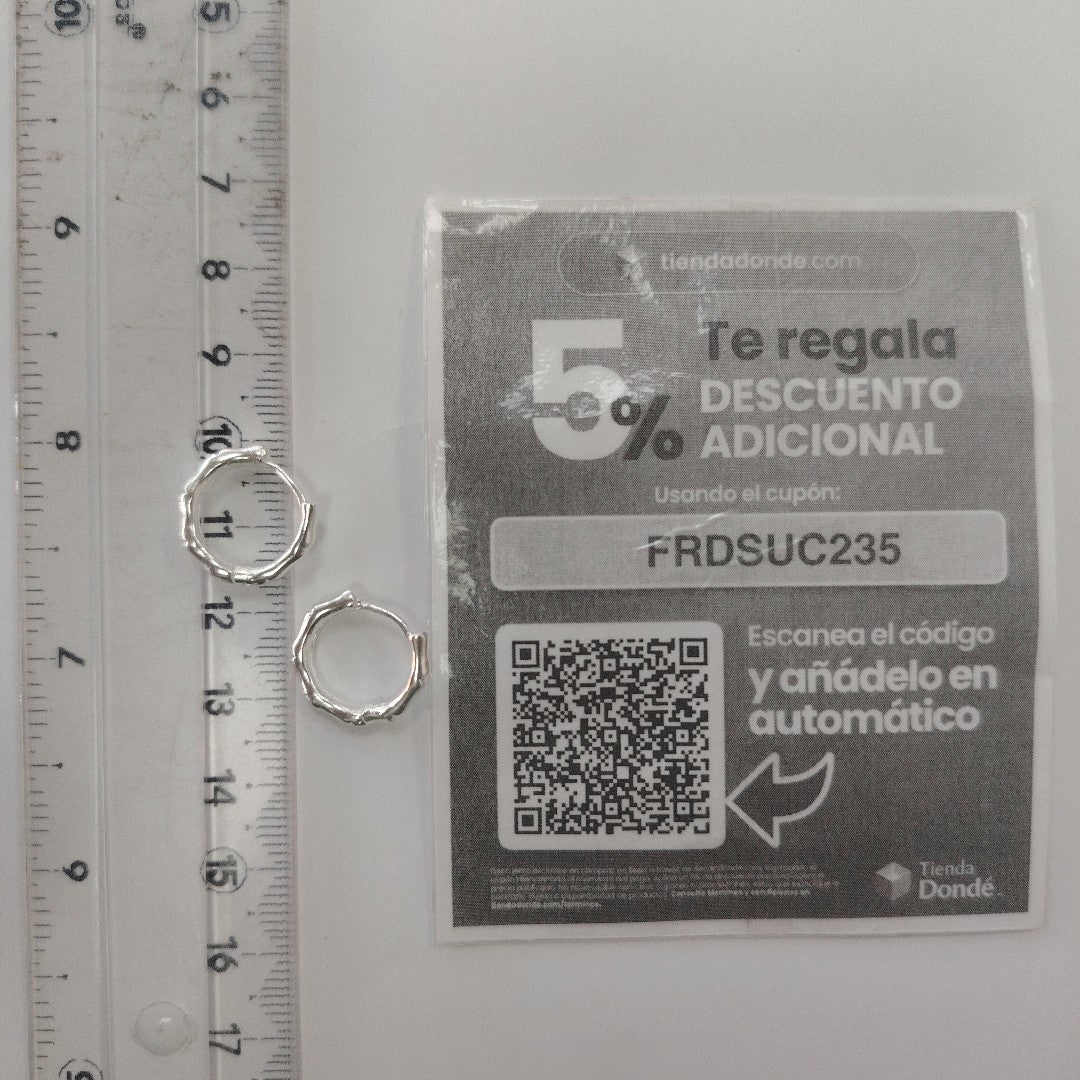ARRACADAS ESPECIAL PLATA .925 3 GR (NUEVO)