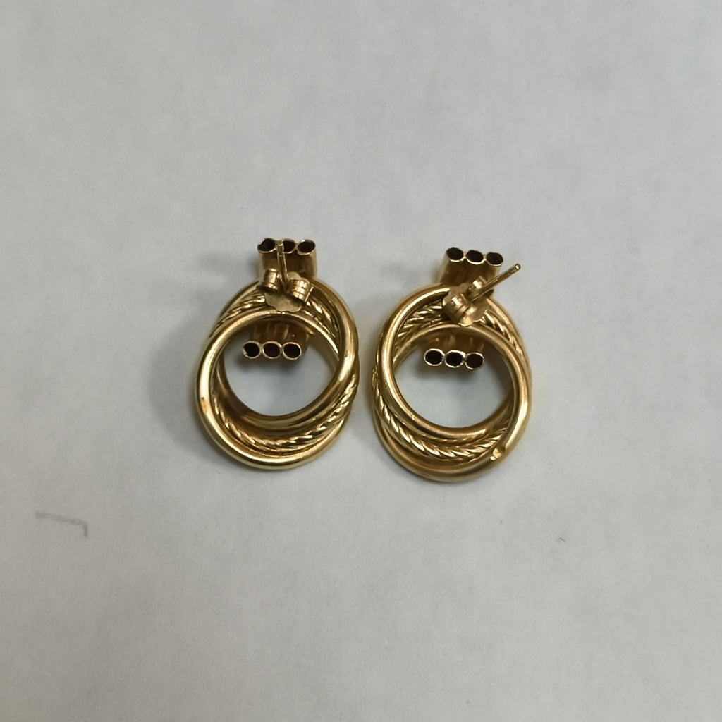 ARETES PAR ORO 14 K 4,30 GRMS (SEMINUEVO)