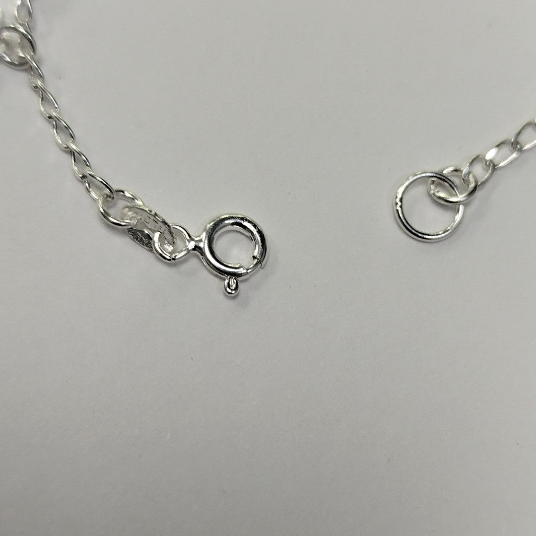 PULSERA TEJIDO ESPECIAL PLATA .925 18 CM 2.6 GR (NUEVO)