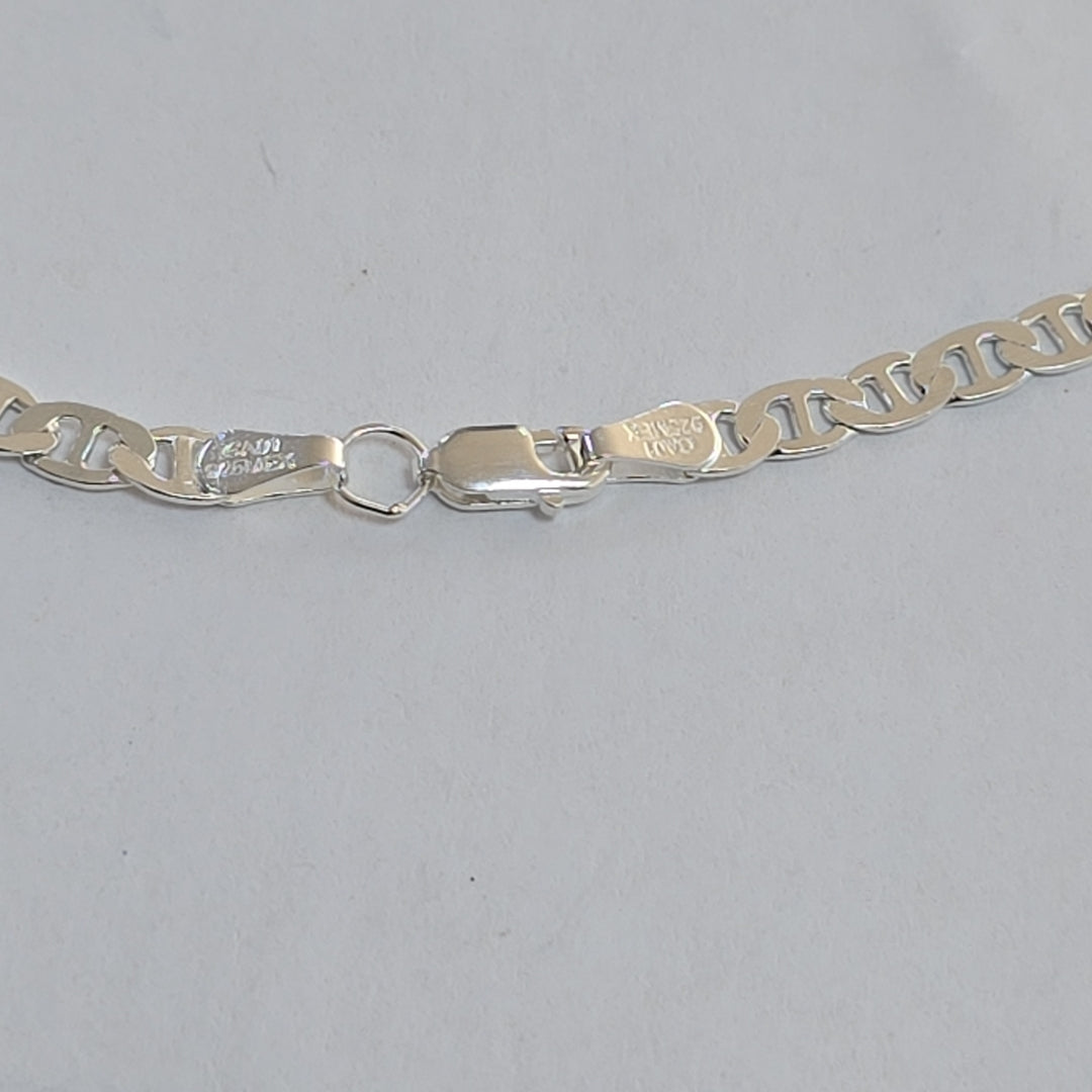 CADENA TEJIDO GUCHI PLATA .925 55 CM 12.8 GR (NUEVO)