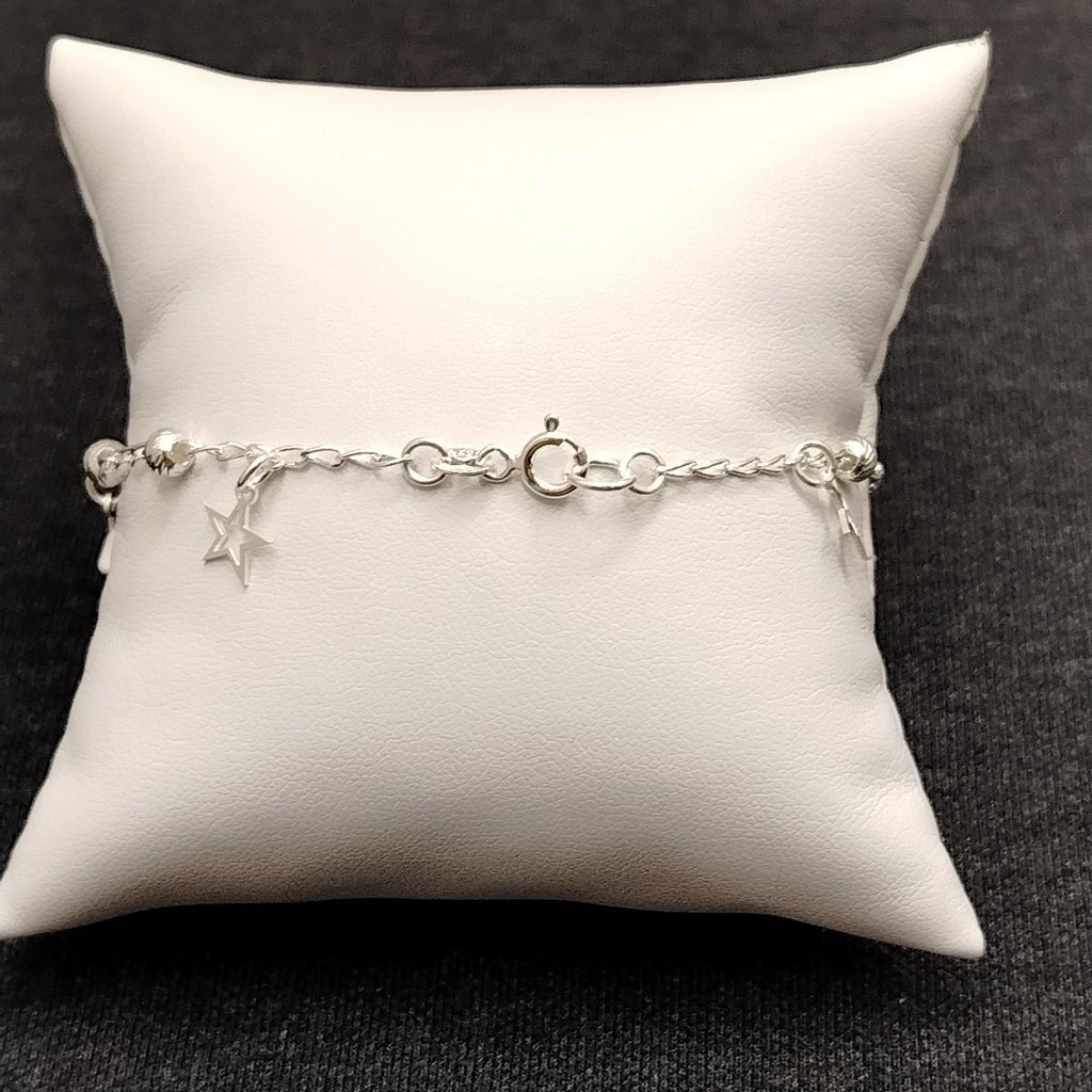 PULSERA TEJIDO ESPECIAL PLATA .925 18 CM 2.7 GR (NUEVO)