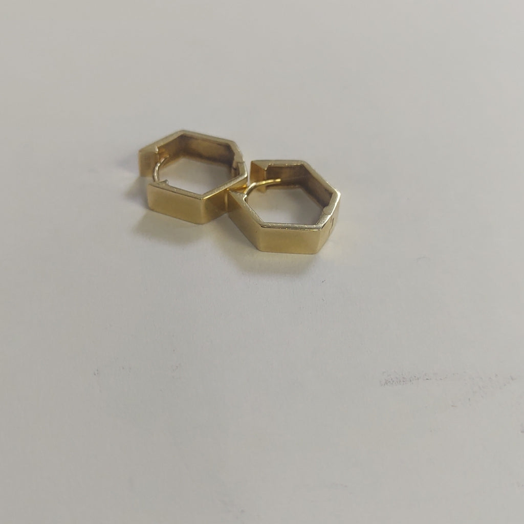 ARRACADAS PAR ORO 14 K 2.5 GRMS (SEMINUEVO)