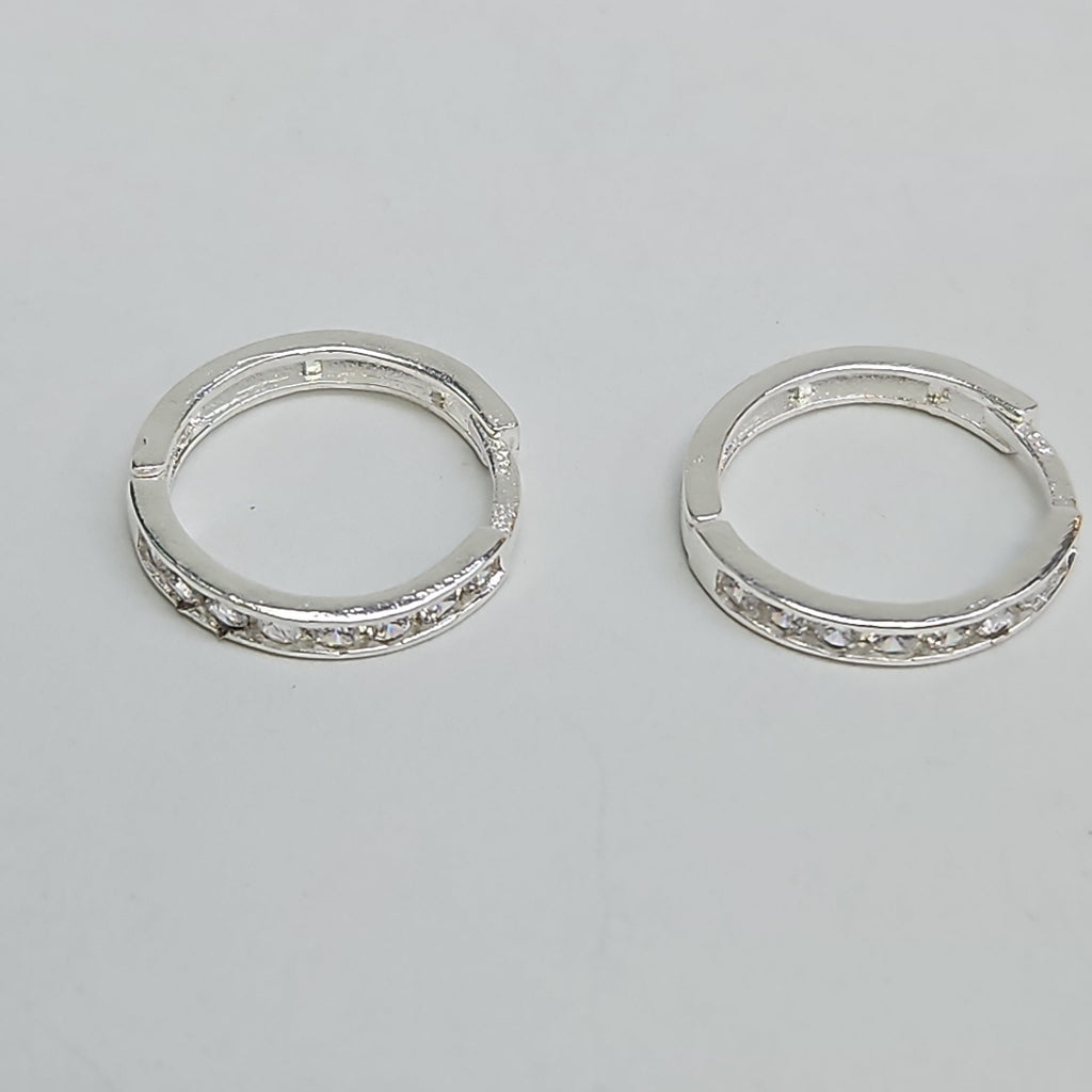 ARRACADAS C/CIRCONIAS PLATA .925 2.1 GR (NUEVO)