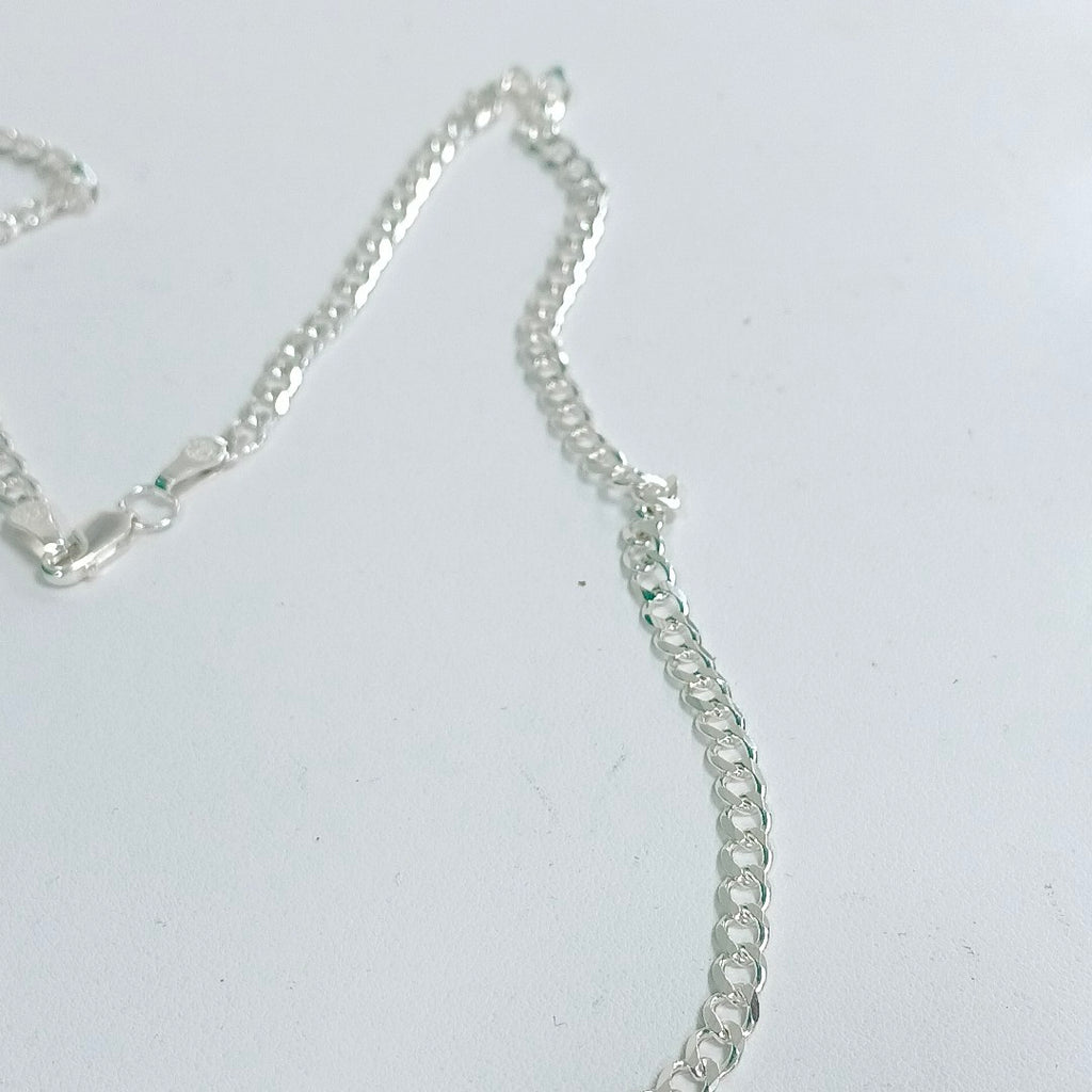 CADENA TEJIDO BARBADO PLATA .925 60 CM 12.9 GR (NUEVO)