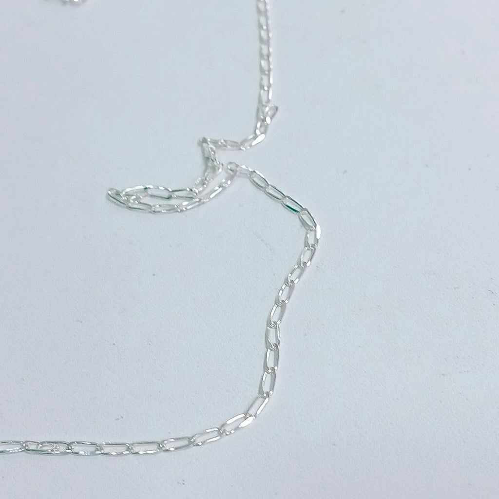 CADENA TEJIDO ESLABONES PLATA .925 60 CM 3 GR (NUEVO)