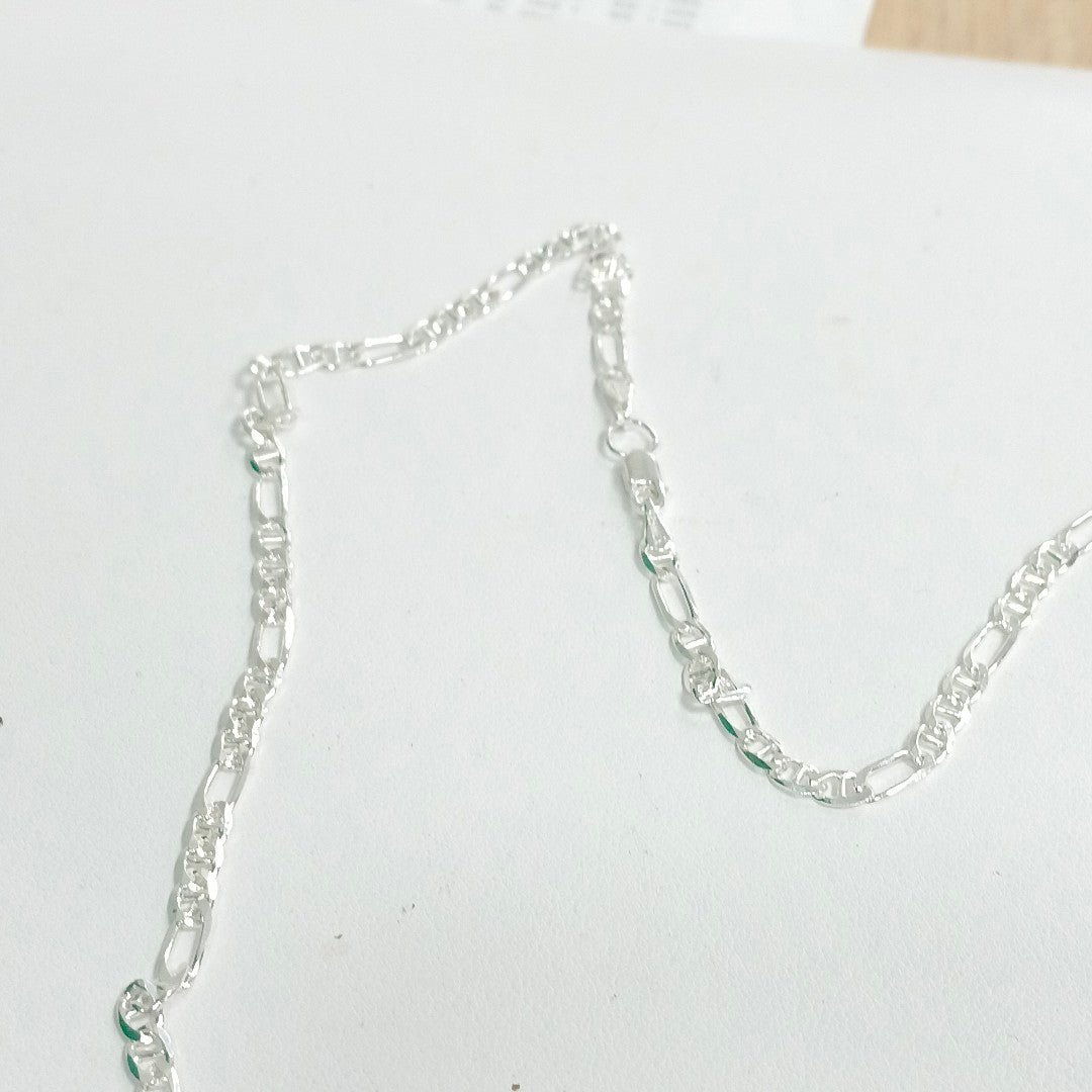 CADENA TEJIDO 3X1 PLATA .925 60 CM 8.4 GR (NUEVO)