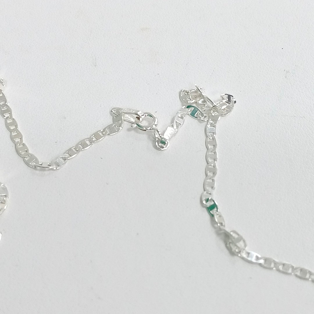 CADENA TEJIDO ESPEJO PLATA .925 60 CM 4.3 GR (NUEVO)