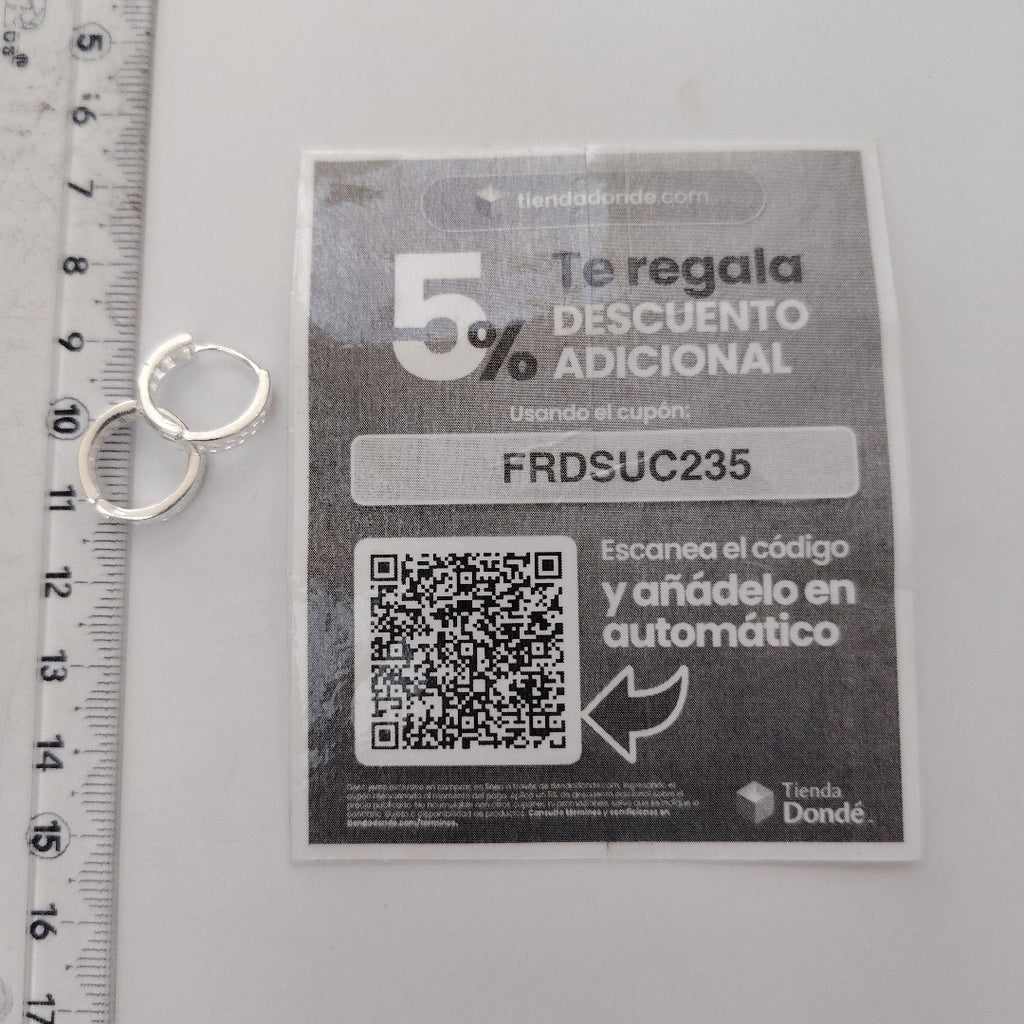 ARRACADAS PLATA .925 2.5 GR (NUEVO)