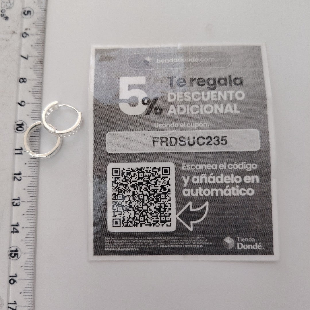 ARRACADAS PLATA .925 2.5 GR (NUEVO)