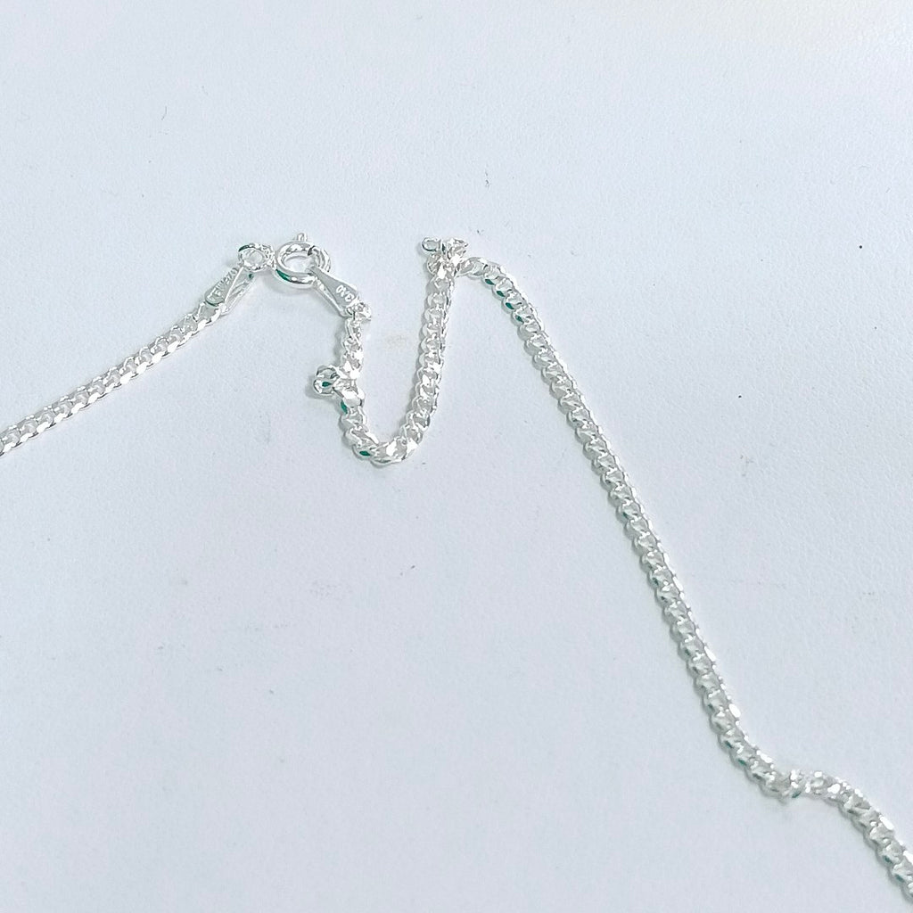CADENA TEJIDO BARBADO PLATA .925 55 CM 5.4 GR (NUEVO)