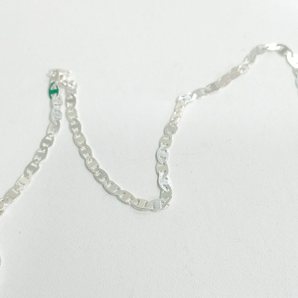 CADENA TEJIDO GUCHI PLATA .925 60 CM 8.9 GR (NUEVO)