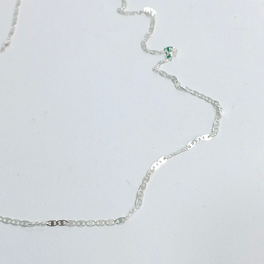 CADENA TEJIDO ESPEJO PLATA .925 60 CM 4.3 GR (NUEVO)