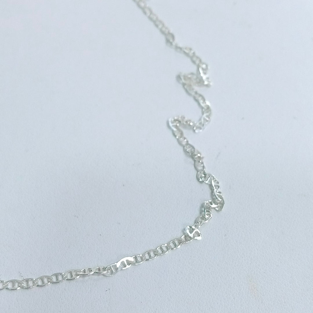 CADENA TEJIDO GUCHI PLATA .925 60 CM 3.9 GR (NUEVO)