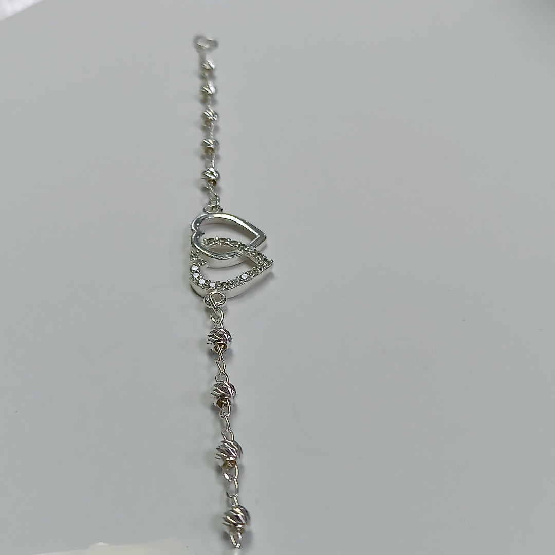 PULSERA TEJIDO TEJIDO ESPECIAL PLATA .925 18 CM 4.1 GR (NUEVO)