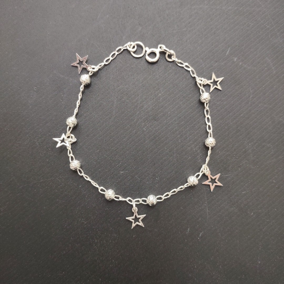 PULSERA TEJIDO ESPECIAL PLATA .925 18 CM 2.7 GR (NUEVO)