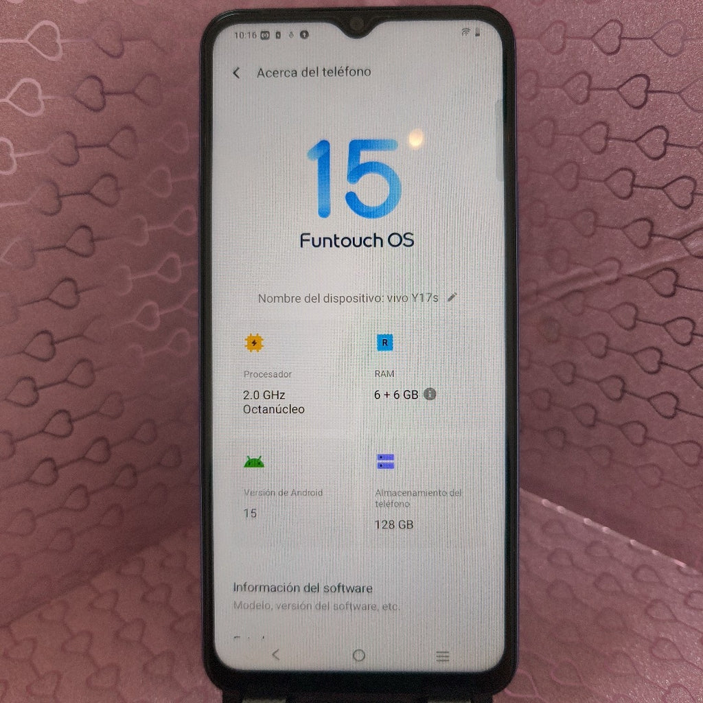 CELULAR VIVO Y17 S V2310 (2023) 128 GB 6 GB RAM (SEMINUEVO)