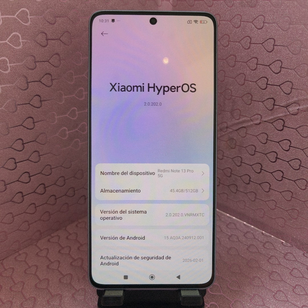 CELULAR XIAOMI REDMI NOTE 13 PRO 2312DRA50G (2023) 512 GB 12 GB RAM (SEMINUEVO)