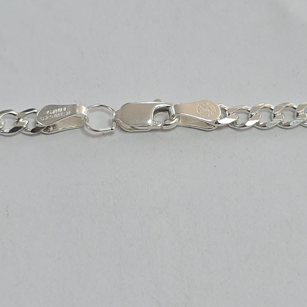 CADENA TEJIDO BARBADO PLATA .925 55 CM 12.7 GR (NUEVO)