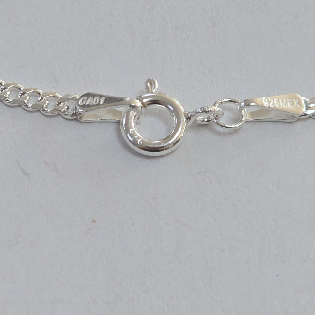 CADENA TEJIDO BARBADO PLATA .925 55 CM 5.3 GR (NUEVO)