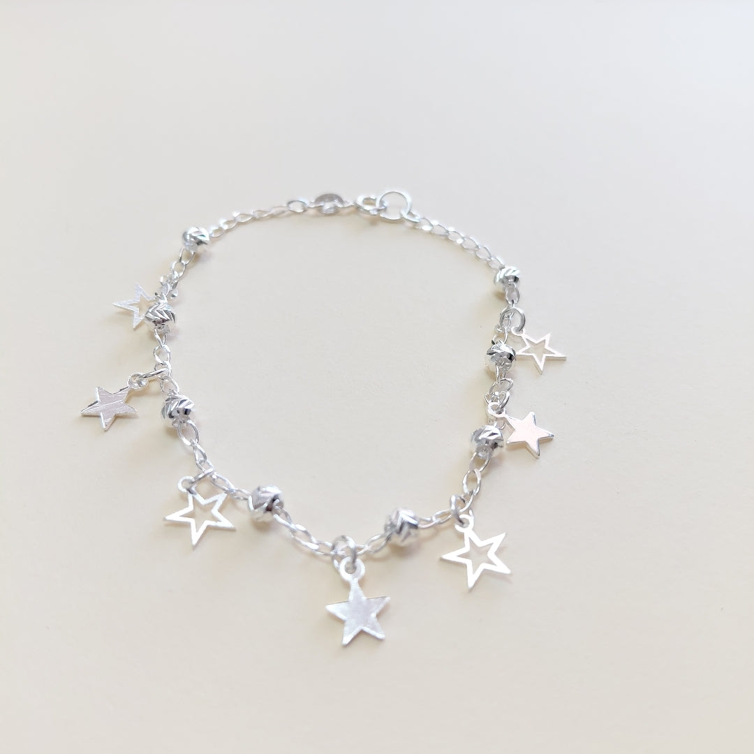 PULSERA TEJIDO ESPECIAL PLATA .925 18 CM 3.1 GR (NUEVO)