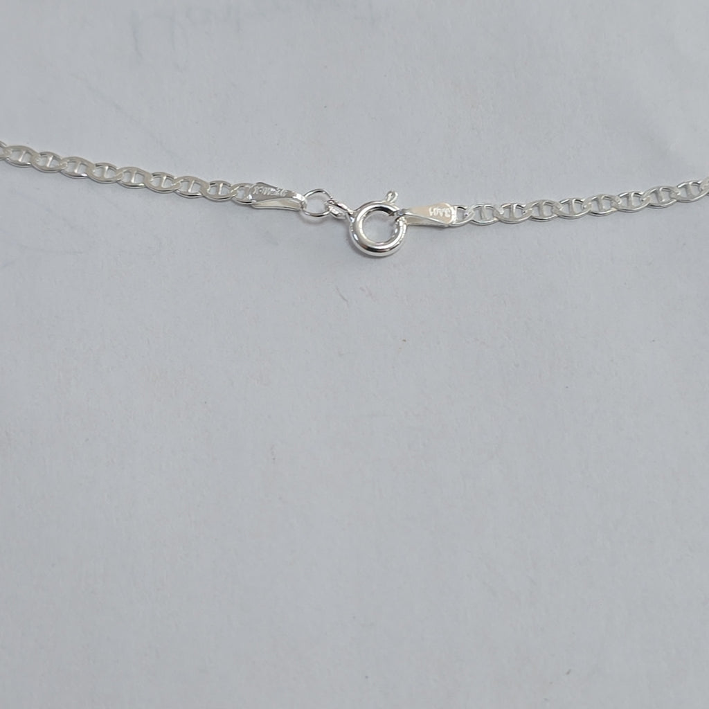 CADENA TEJIDO GUCHI PLATA .925 60 CM 3.7 GR (NUEVO)