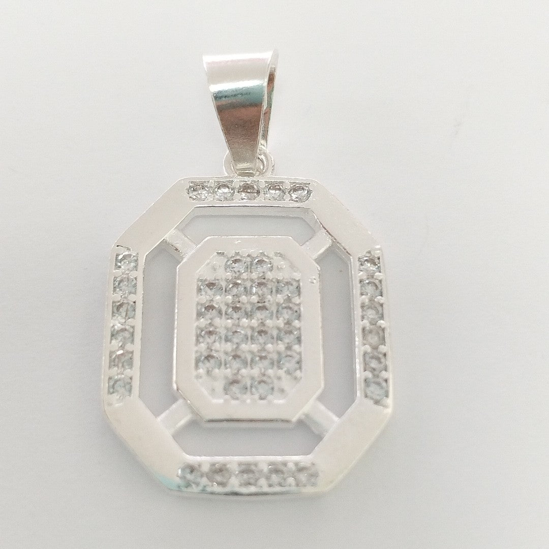 DIJE C/CIRCONIAS PLATA .925 3.5 GR (NUEVO)