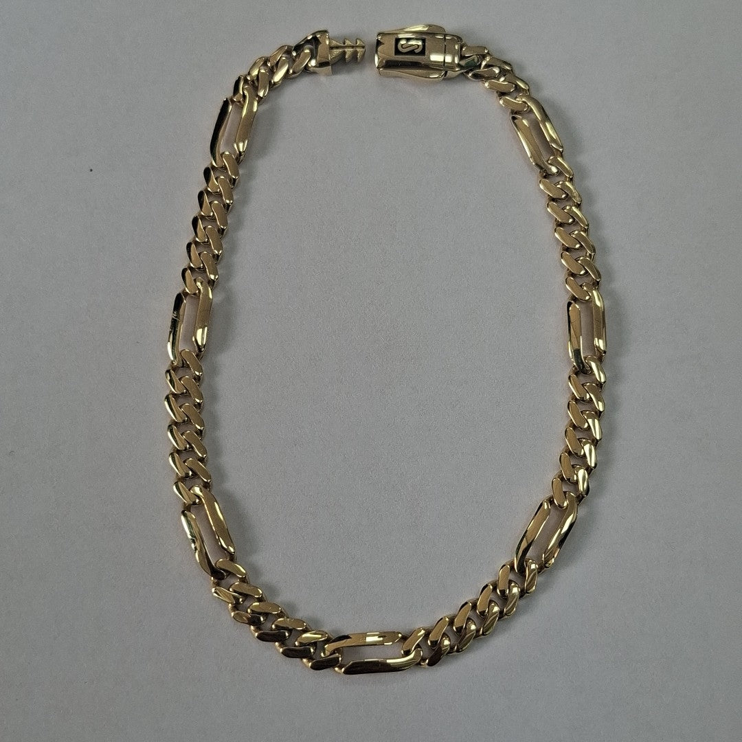 PULSERA MONACO ORO 14K 5.6 (NUEVO)