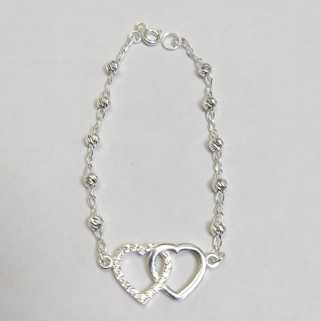 PULSERA TEJIDO TEJIDO ESPECIAL PLATA .925 18 CM 4 GR (NUEVO)
