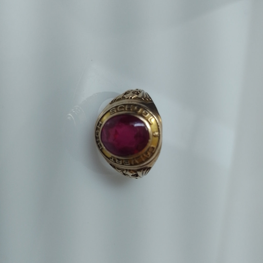 ANILLO DE GRADUACIÓN ORO 8 K 10,00 GRMS (SEMINUEVO)