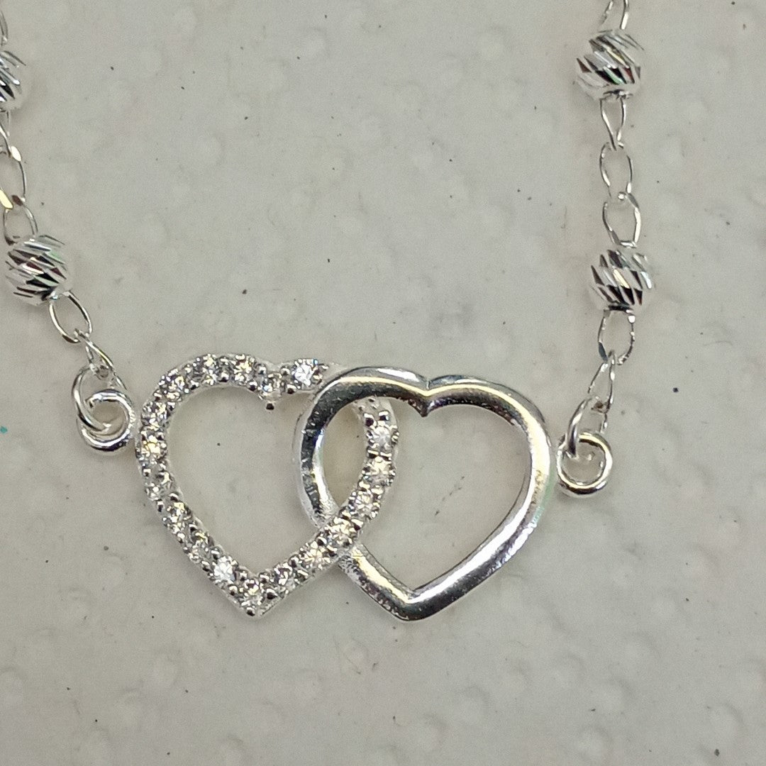 PULSERA TEJIDO TEJIDO ESPECIAL PLATA .925 18 CM 4.1 GR (NUEVO)