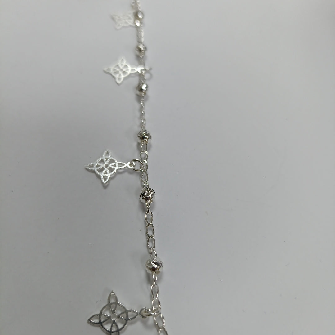 PULSERA TEJIDO ESPECIAL PLATA .925 18 CM 3.2 GR (NUEVO)