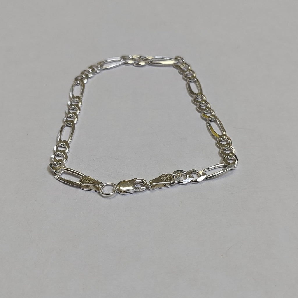 PULSERA TEJIDO 3X1 PLATA .925 18 CM 6.2 GR (NUEVO)