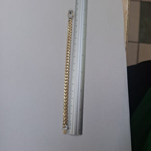 PULSERA MONACO ORO 14K 7.2 (NUEVO)