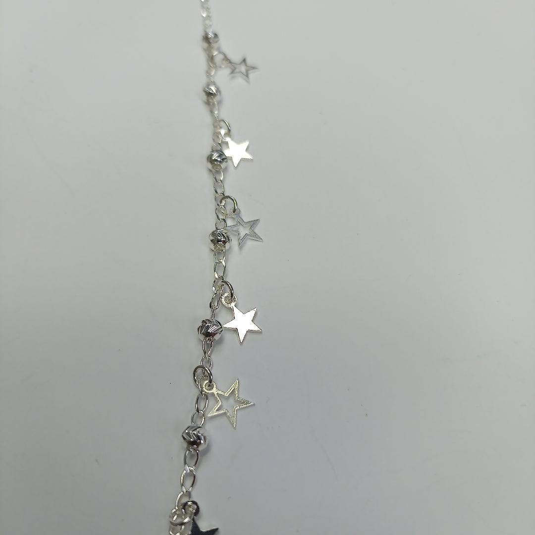 PULSERA TEJIDO ESPECIAL PLATA .925 18 CM 3.1 GR (NUEVO)