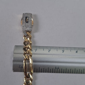 PULSERA MONACO ORO 14K 6.4 (NUEVO)