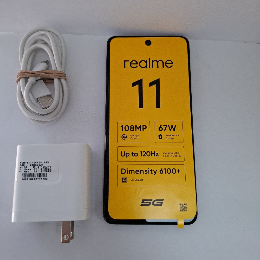 CELULAR REALME 11 5G RMX3780 (2023) 256 GB 8 GB RAM (SEMINUEVO)