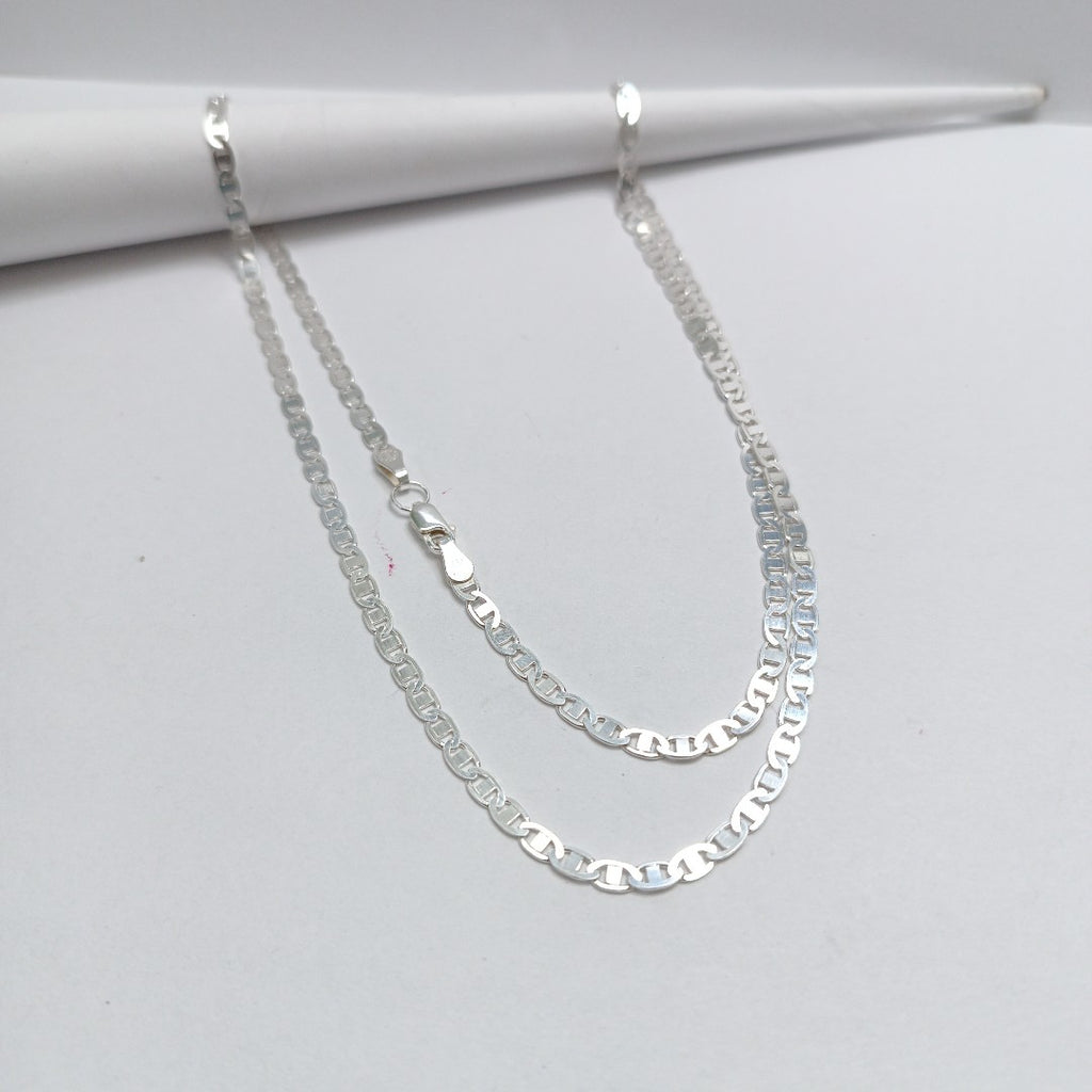 CADENA TEJIDO GUCHI PLATA .925 60 CM 10.1 GR (NUEVO)