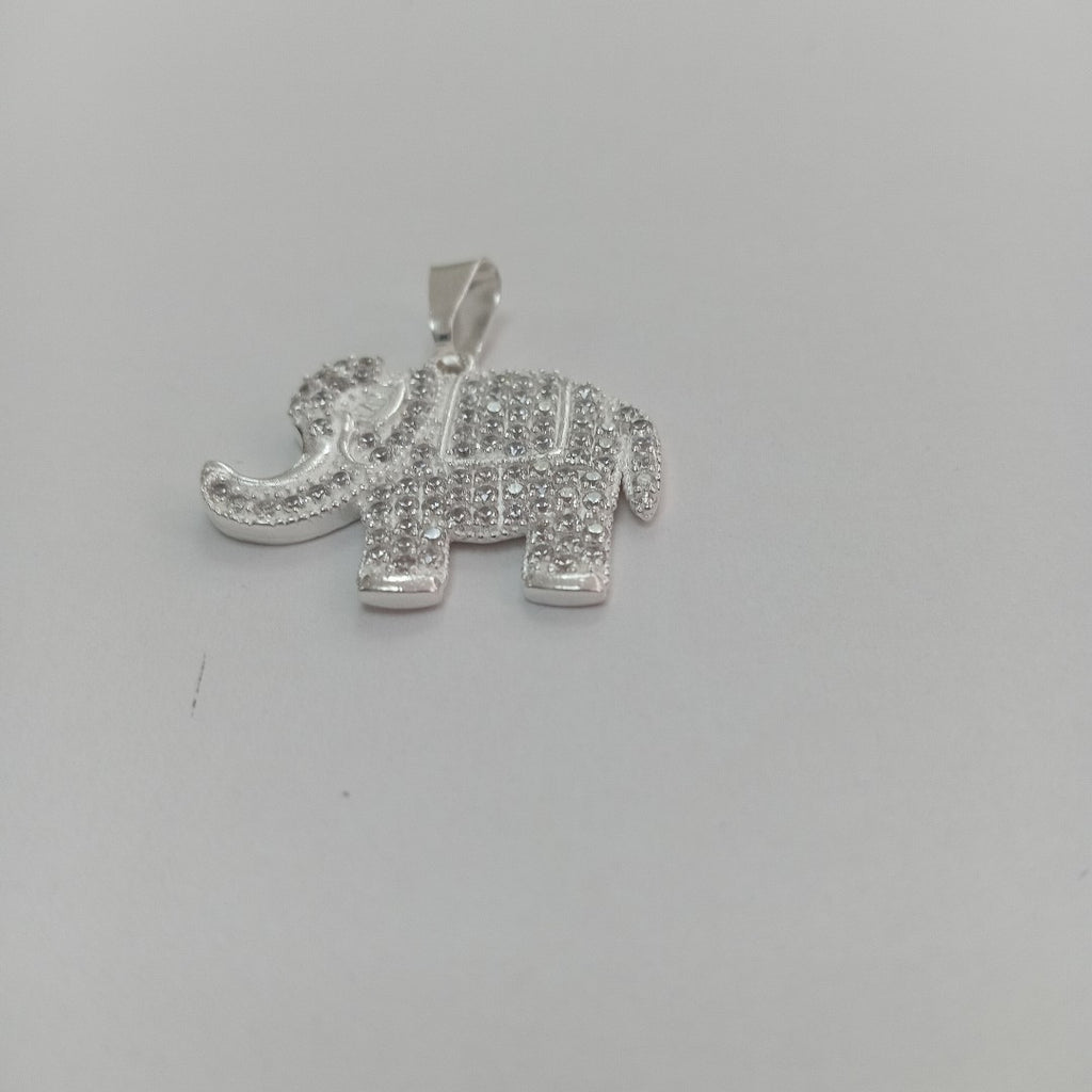 DIJE ELEFANTE C/CIRCONIAS PLATA .925 5.3 GR (NUEVO)