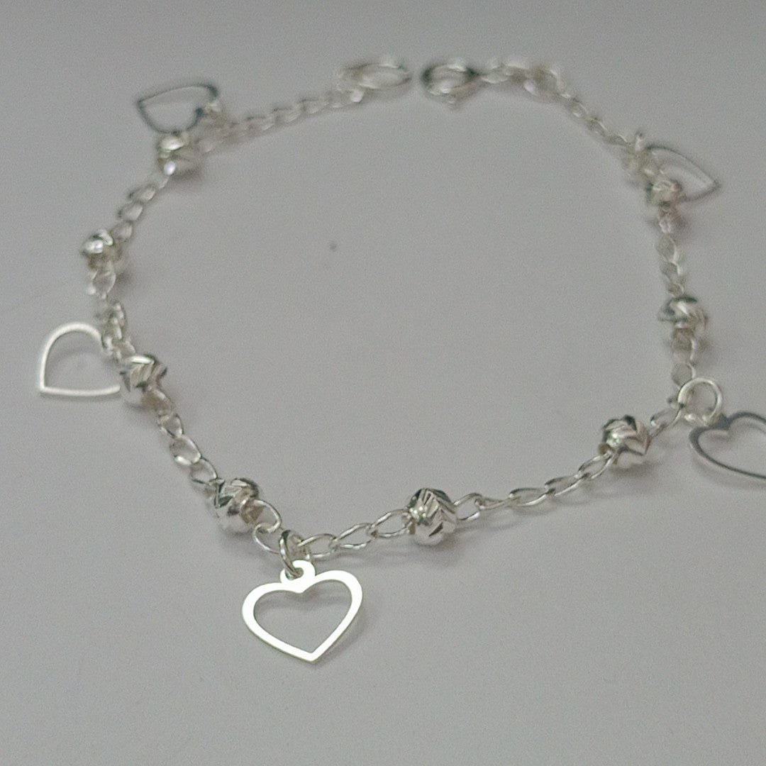 PULSERA TEJIDO ESPECIAL PLATA .925 18 CM 2.6 GR (NUEVO)